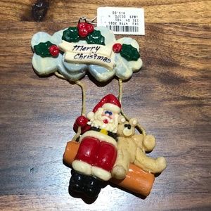 1993 NEIMAN MARCUS SANTA DOUGH ORNAMENT